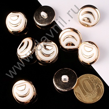 К106-158Ф белая в золотой оправе