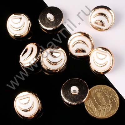 К106-158Ф белая в золотой оправе