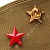 Значок красная звезда 10 шт 