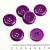 Пуговица 35 мм фиолетовая 10 шт 