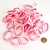 Резинка для волос d=4.5 см 100 шт. розовая