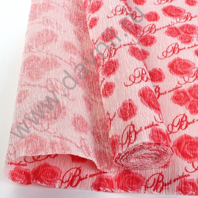 К34-3 розовая с красной розой