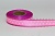 Лента бумажная в горошек 3 см 25 ярдов розовая 