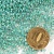Бисер 12/0 450 г бирюза 215