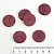 Пуговица 23 мм бордовая 10 шт