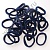 Резинки для волос d=4.5 см 100 шт тёмно  синие