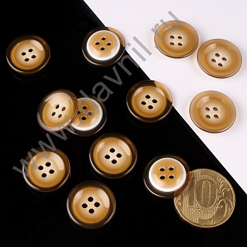 К106-62Ф коричневая с белой оконтовкой