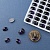 Стразы пришивные стекло овал 7*10 мм 72 шт фиолетовый 16