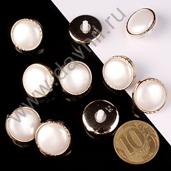 К106-185Ф белая в золотой оправе