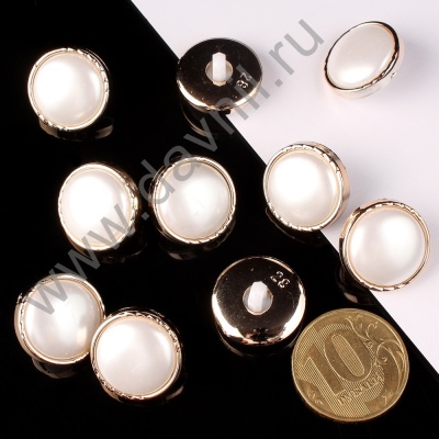 К106-185Ф белая в золотой оправе