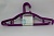 Вешалка пластиковая фиолетовая  39 см 6 шт
