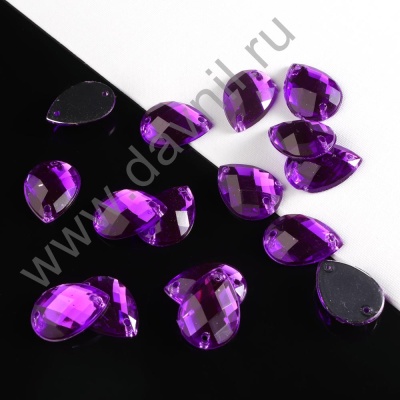 пришивные капля фиолетовые