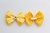 Бант для волос на резинке 8 см жёлтые ромашки 2 шт