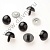 Глаза для игрушек d=12  мм 20 пар черные