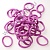 Резинки для волос d=4.5 см 100 шт. сиреневые