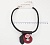 Колье с кожаной подвеской 40 см