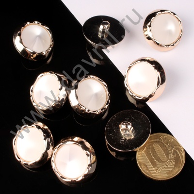 К106-89Ф белая в золотой оправе