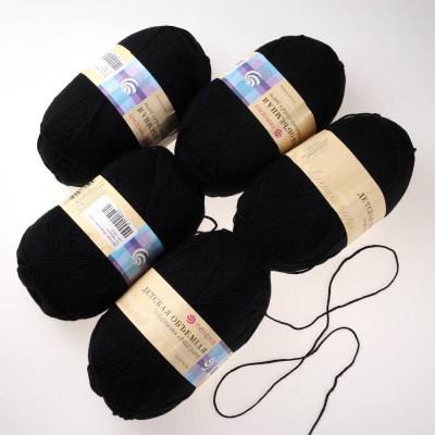 детская объемная 100 г 02-черный