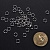 Кольцо родиевое покрытие 0,6*5 мм 20 гр серебро Korea 