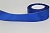 Лента атласная с золотым люрексом 4 см 20 ярдов синяя 40
