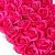 Роза из мыльной пены 3 слоя 5 см 50 шт фуксия