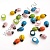 Божьи коровки на клеевой основе 9*13 мм 2000 шт цветные