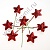 Звездочки на проволоке 100 шт красные