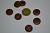 Пуговица 20 мм коричневая 20 шт
