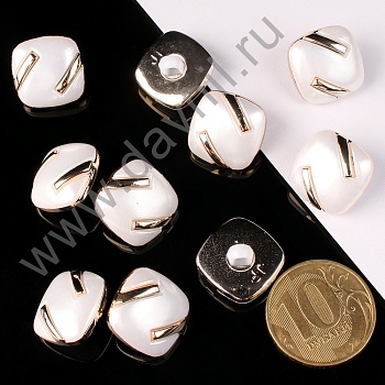 К106-161Ф белая в золотой оправе