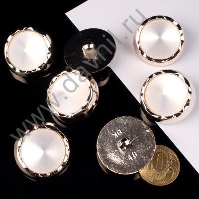 К106-87Ф белая в золотой оправе