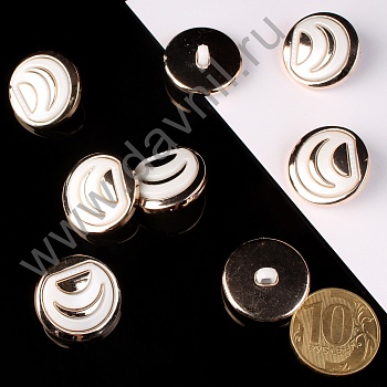 К106-157Ф белая в золотой оправе