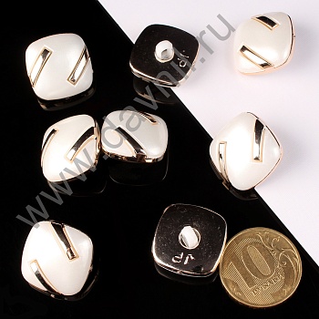 К106-160Ф белая в золотой оправе