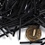 Бисер стеклярус длинный "3" 450 г чёрный 49Д