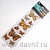 Бабочки декоративные 5D на липучке 99F14 9 шт. цветные 14/14