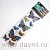 Бабочки декоративные 5D на липучке 99F10 9 шт. цветные 14/10