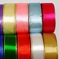 Ленты атласные с люрексом 2,5 см