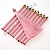 Кисточки для штор с фурнитурой 9 см 600 нитей 10 шт розовые 1