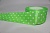 Лента атласная крупный горошек 5 см 25 ярдов салатовая 137