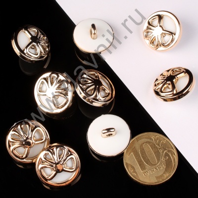 К106-170Ф белая в золотой оправе