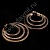 Серьги "Кольца"  золотые 