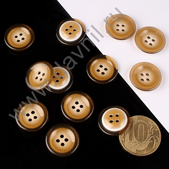 К106-62Ф коричневая с белой оконтовкой