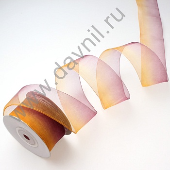 2096-8 оранжевая  с сиреневым