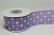 Лента тканевая 4 см 10 ярд "Цветочек" сиреневая