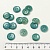 Пуговица 15 мм бирюзовая 50 шт